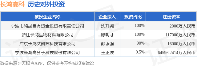 長鴻高科投資新設子公司，財務投資與戰略布局雙管齊下